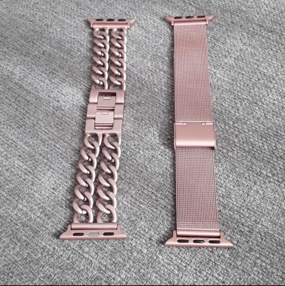 Rose Gold Apple watch Series 3 + 10 bands - Picture 8 of 8